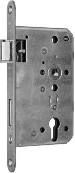 Fluchttürschloss Umschaltfunktion B  1028, 1-flg. /EN 179, DM PZ72/65/24 rechts-links, Edelstahl